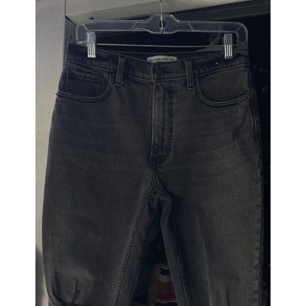 Abercrombie & Fitch The Skinny High Rise Women’s Distressed Jeans Size 28/6 - Picture 4 of 7
